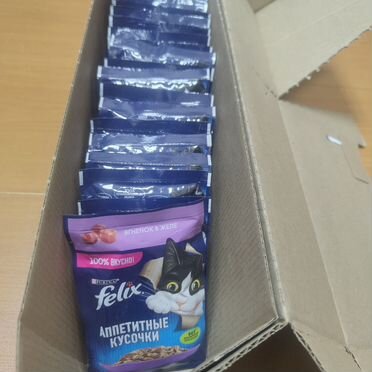 Влажный корм для кошек 26 шт