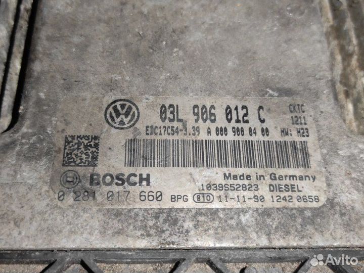 Блок управления двигателем для Volkswagen Crafter