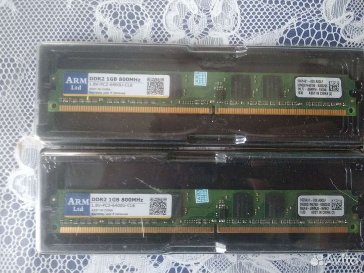 Оперативная ram ddr2 1gb