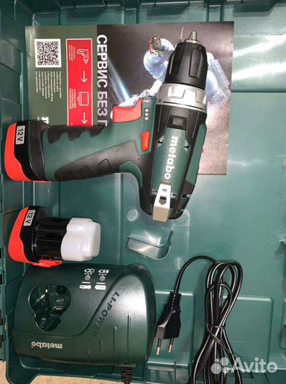 Дрель-шуруповерт Metabo PowerMaxx BS Basic, 12V