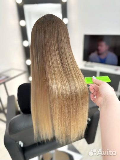 Кератиновое выпрямление