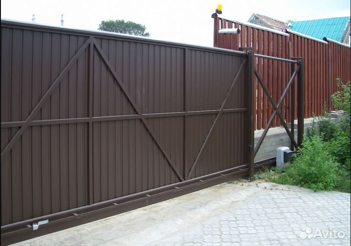Откатные ворота каркасы, комплектующие