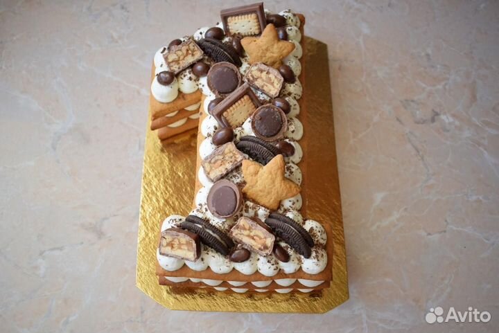 Коржи для торта цифра