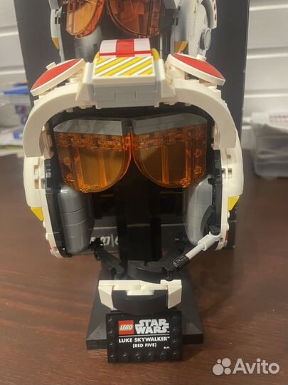 Lego star wars luke skywalker шлем 75327
