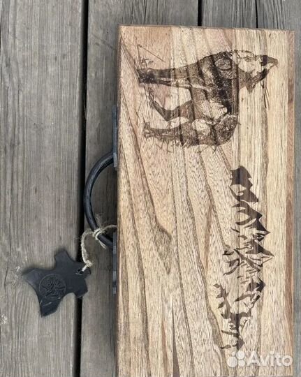 Набор мужчина на Новый год (топор+нож в кейсе)