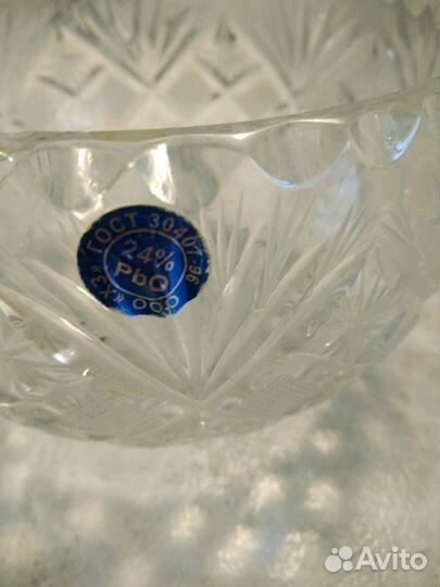 Хрустальная ваза