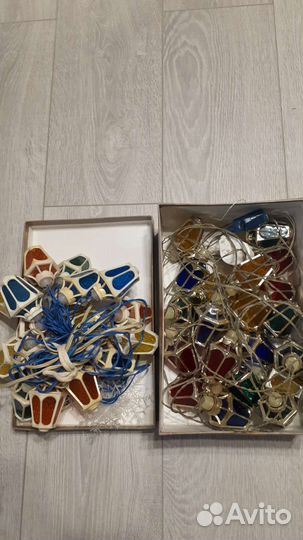 Елочная гирлянда СССР