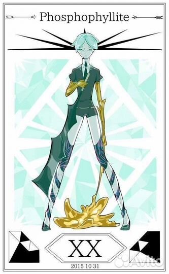 Парик на Фосфофиллит