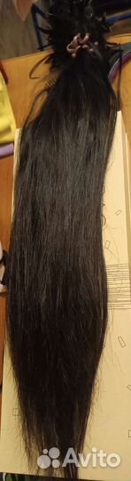 Волосы натуральные с капсулами б/у