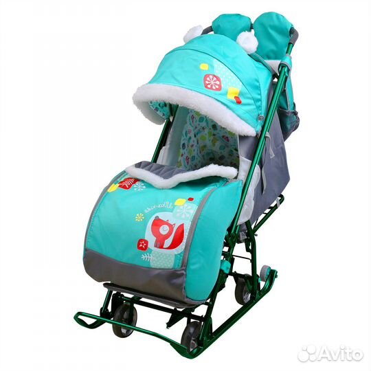 Санки-коляска комбинированные 