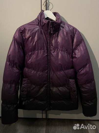 Пуховик зимний фиолетовый