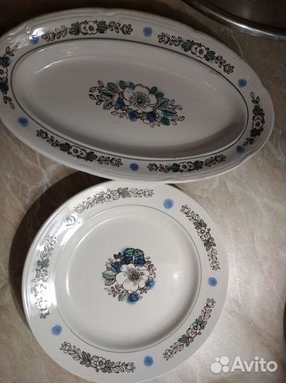 Тарелки и селедочницы СССР