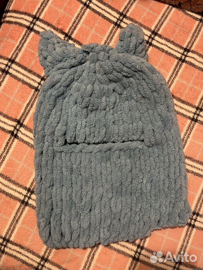 Балаклава шапка с ушками