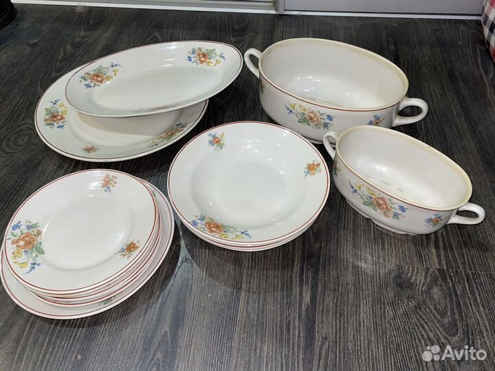 Набор столовой посуды СССР (1956)