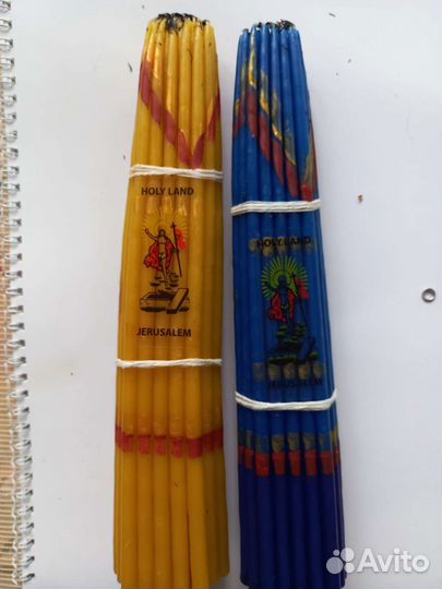 Свечи восковые, церковные