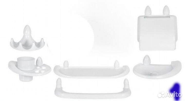 Набор для ванной комнаты Олимпия, 7 предметов