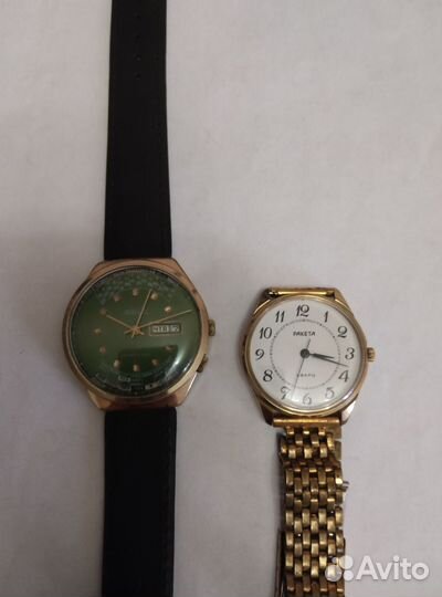 Часы ракета кварц механические AU СССР