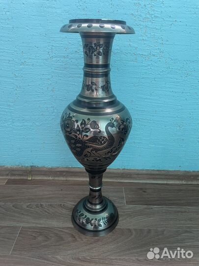 Ваза напольная латунь Индия