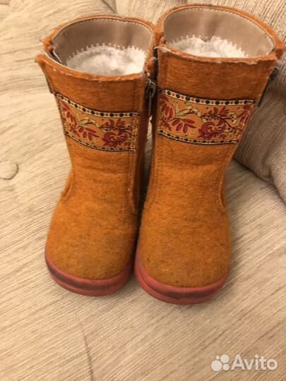 Валенки для девочки б/у