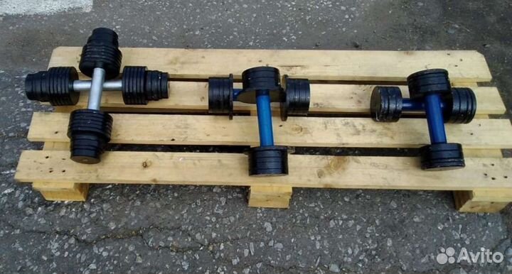 Гантели разборные, литые