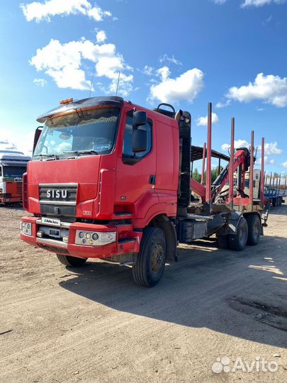 Лесовоз (сортиментовоз) Sisu C500 с КМУ Epsilon, 2008