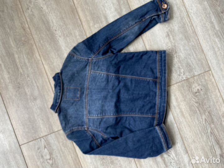 Джинсовая куртка для девочки р.116