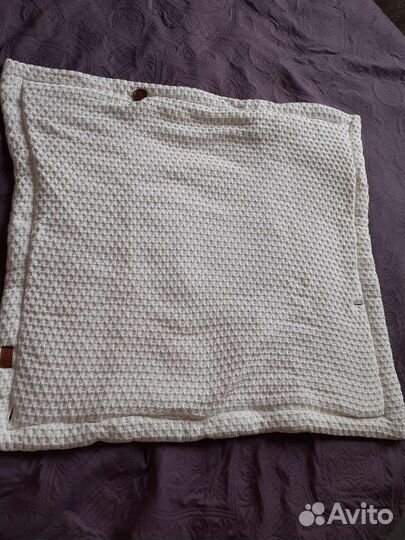 Конверт вязаный на выписку новорождённого