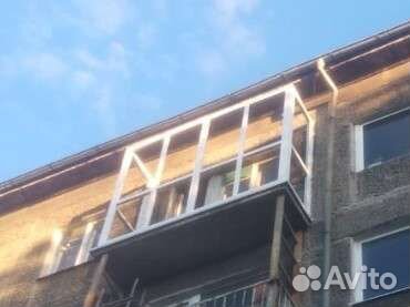 Балкон с крышей пвх