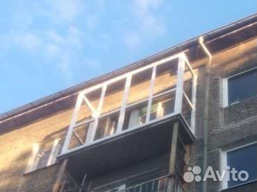 Балкон с крышей пвх