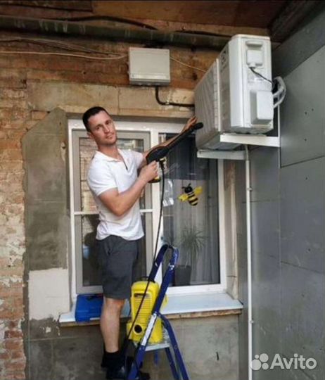 Чистка обслуживание заправка ремонт сплит систем