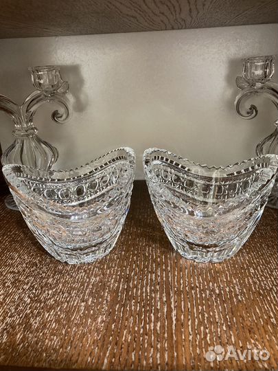 Хрустальная конфетница