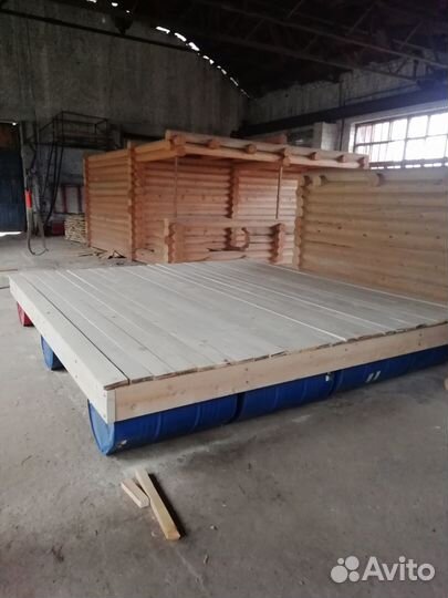 Оцилиндрованный сруб