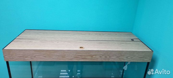 Аквариум новый с тумбой 200л цвет бук