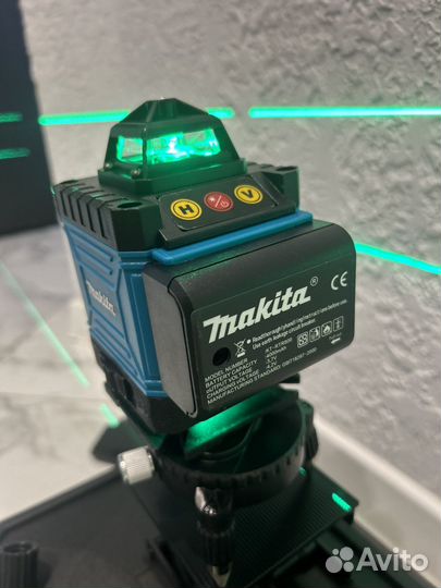 Лазерный уровень makita 4D нивелир 16 линий