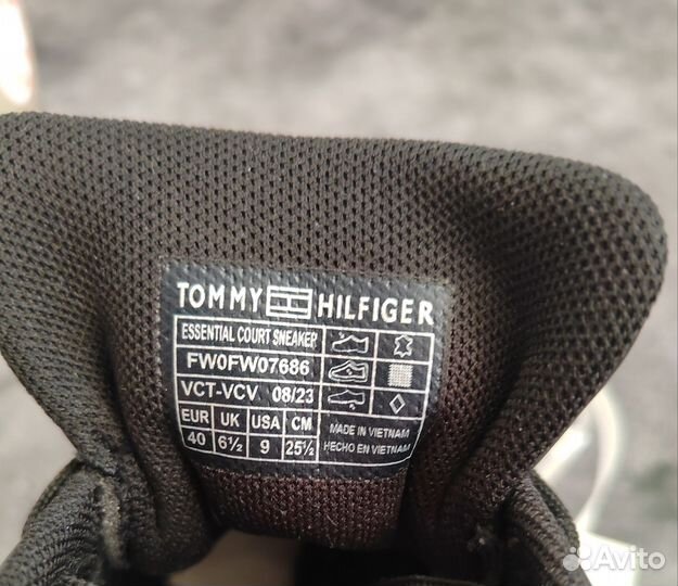 Tommy hilfiger кеды 40