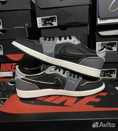 Nike Air Jordan 1 Low OG Ex Black Smoke Grey