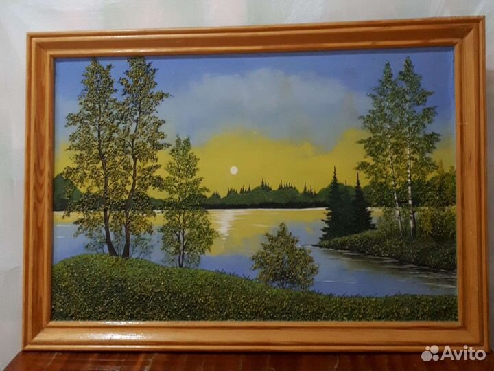 Картина из поделочных камней