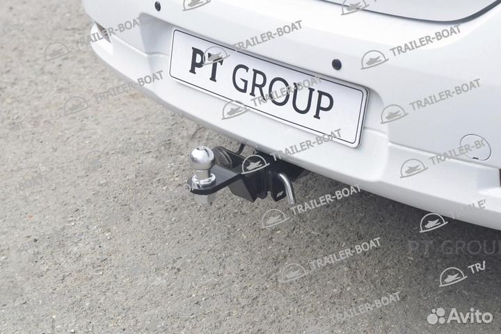 Фаркоп на Renault Logan 2014-2022, под квадрат, 45352