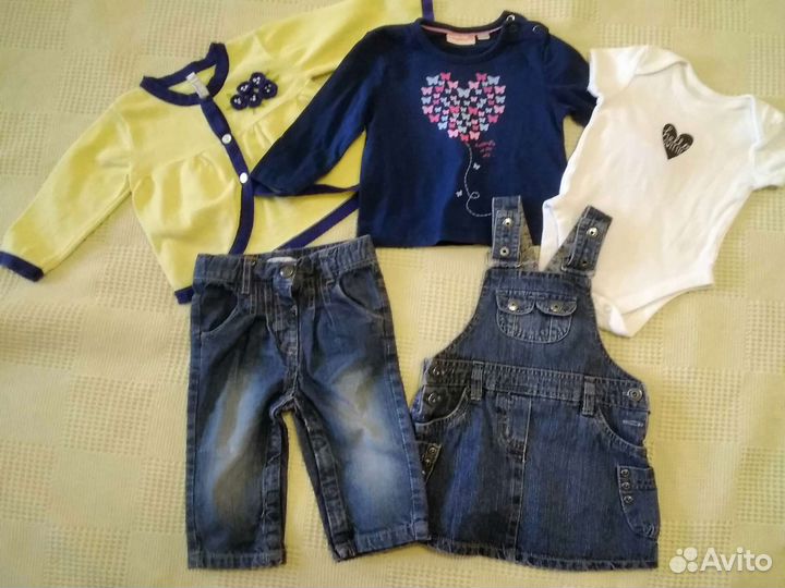 Вещи на девочку 0-3-6 м фирменные