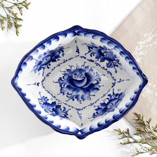 Салатник 'Лето', гжель