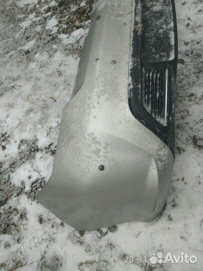 Бампер задний на Пежо 308 2009 год хэтчбек