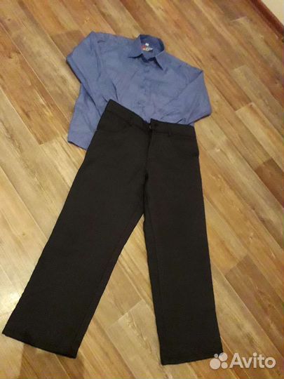 Рубашка+брюки для мальчика рост 130-140 см