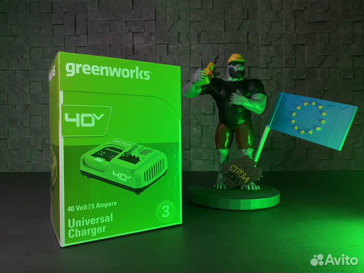 Быстрое зарядное устройство GreenWorks G40UC5