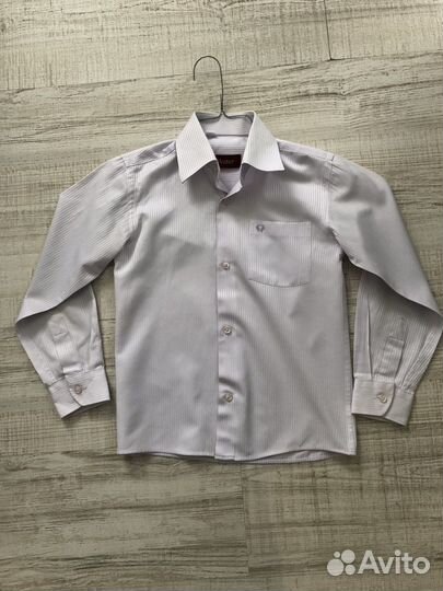 Рубашка белая 122-128