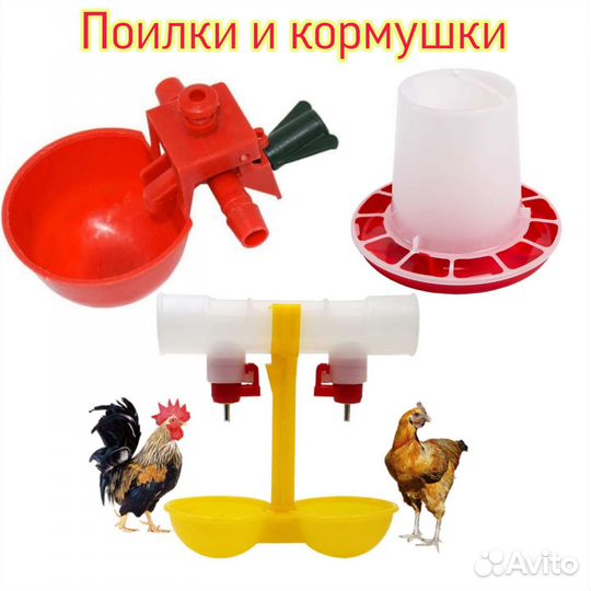 Поилки, кормушки для перепелов, курей