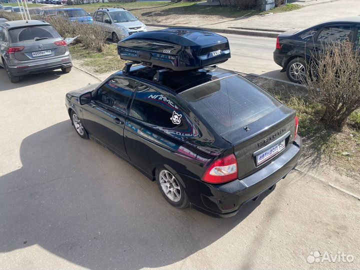 Багажник бокс на крышу Лада Приора купе(2010-15)