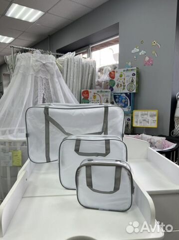 Комплект сумок в роддом (матовые)