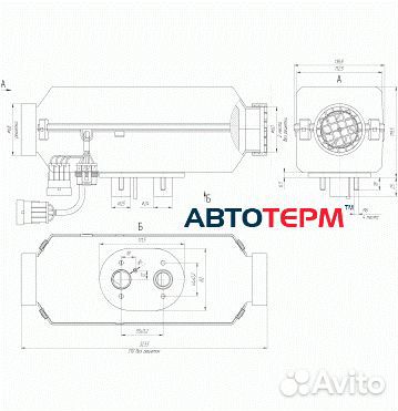 Отопитель воздушный Планар 2D