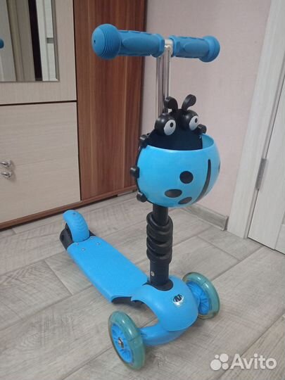 Самокат navigator 5 в 1 голубой