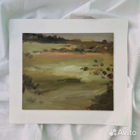 Картина, этюд маслом 
